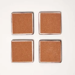 4er-Set Keramik-Untersetzer Für Gläser Im Brettspiele-Design 9 4er-Set Keramik-Untersetzer Für Gläser Im Brettspiele-Design -Homescapes Sale Haus sf2305 3