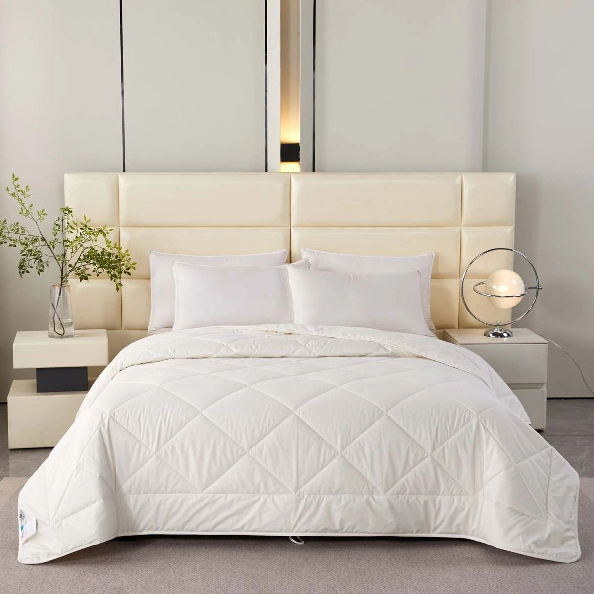 Schafwolldecke – Schwere Bettdecke Herbst/Winter Mit Wollfüllung 4 Schafwolldecke – Schwere Bettdecke Herbst/Winter Mit Wollfüllung – Bild 4