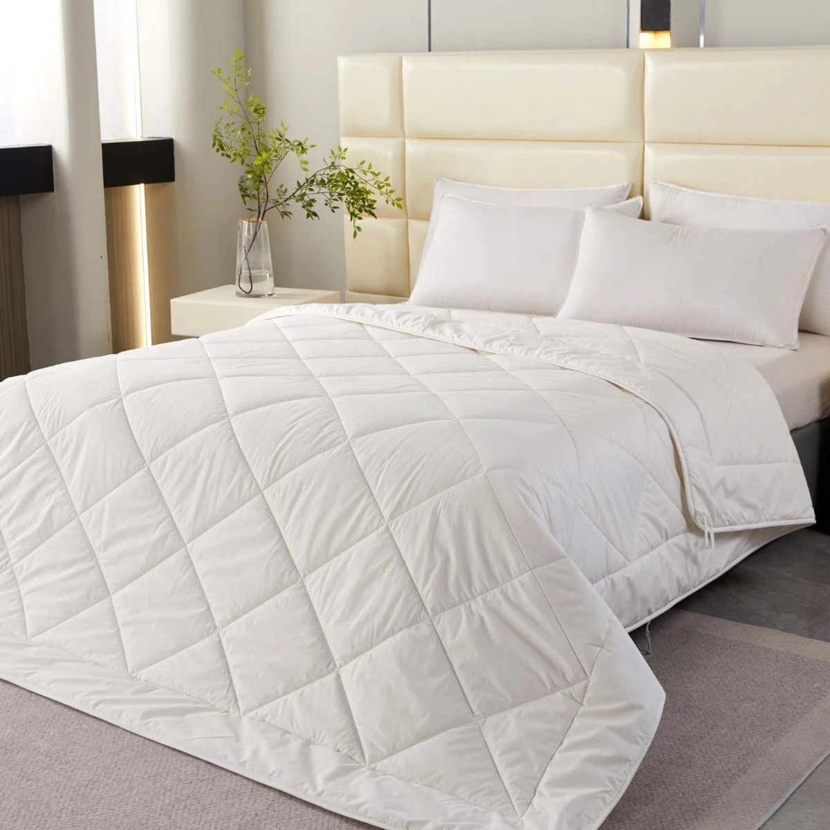 Schafwolldecke – Schwere Bettdecke Herbst/Winter Mit Wollfüllung 1 Schafwolldecke – Schwere Bettdecke Herbst/Winter Mit Wollfüllung