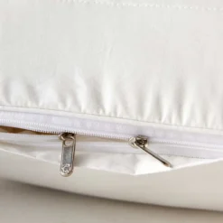 Schafwollkissen 48 X 74 Cm – Mittelweiches Kopfkissen Mit Wollfüllung & Wattiertem Bezug -Homescapes Sale Haus wool pillow 8 4