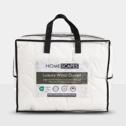 Schafwolldecke – Schwere Bettdecke Herbst/Winter Mit Wollfüllung 12 Schafwolldecke – Schwere Bettdecke Herbst/Winter Mit Wollfüllung -Homescapes Sale Haus wool duvet packaging 1 4